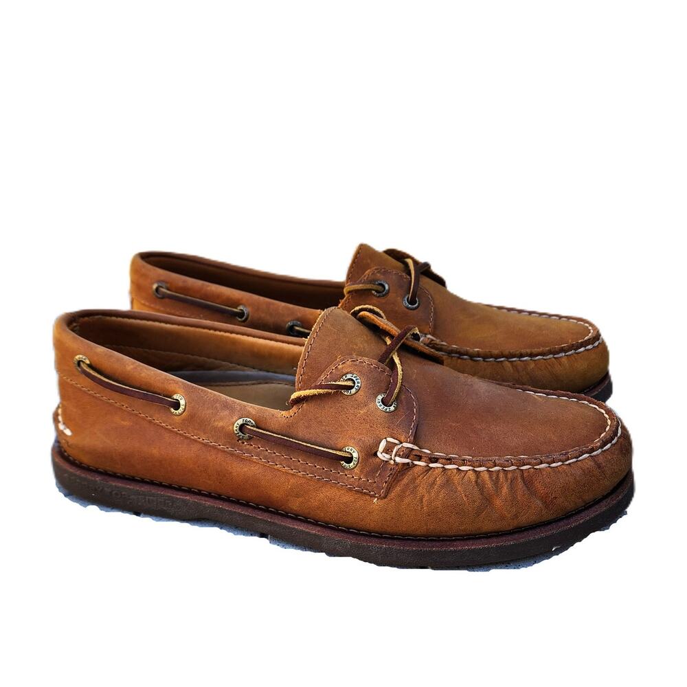 Sperry Top Sider Gold Cup Leather Moccasin Boat Shoes - Picture 14 of 14